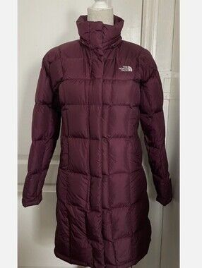 The North Face Women Metropolis Down Goose 600 Long Puffer Parker Sm Winter Coat